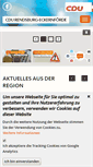 Mobile Screenshot of cdu-rd-eck.de