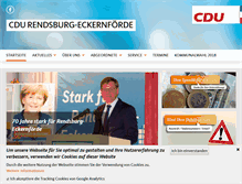Tablet Screenshot of cdu-rd-eck.de